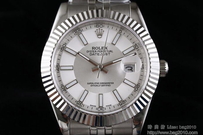 ROLEX勞力士 N廠同款藍本圖紙 新款蠔式動能恒動 勞力士經典腕表日誌型II 夜光指針 進口自動上鏈機芯 男士腕表  wssb5188